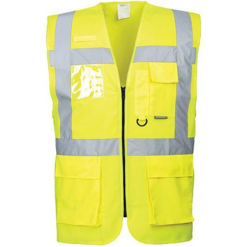 GILET HAUTE-VISIBILITÉ EXECUTIVE - BERLIN S476 JAUNE L - PORTWEST