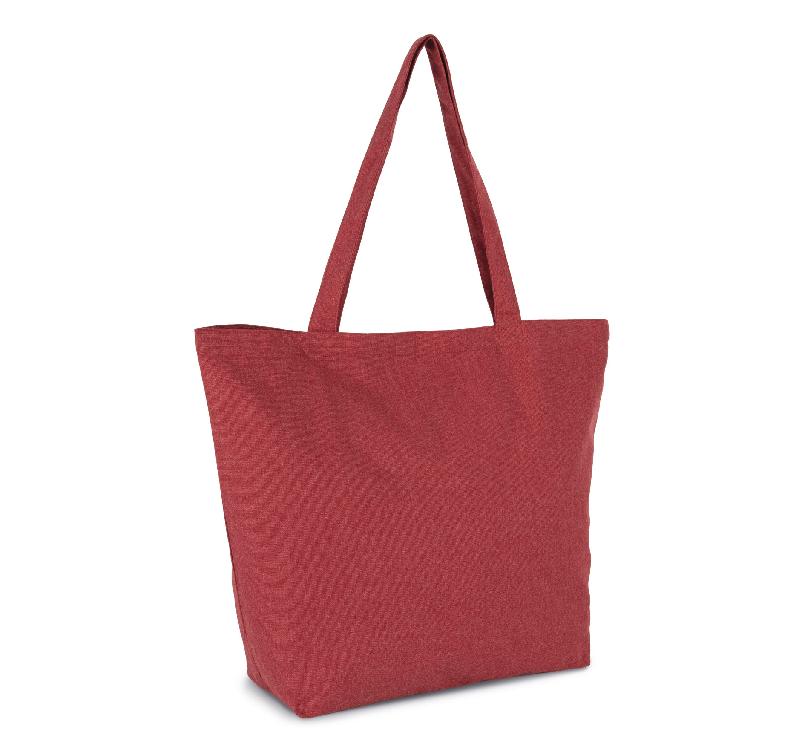 Grand sac shopping K-loop - Réf: KI5221 - Coton et polyester recyclés - Kimood_0