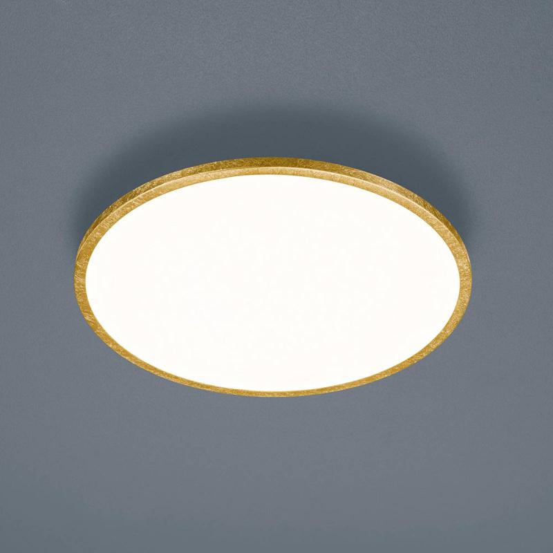 HELESTRA RACK PLAFONNIER LED DIMMABLE ROND DORÉ