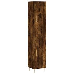 Helloshop26 - Buffet bahut commode armoire meuble de rangement organisateur cuisine salle de séjour salon haut 34,5 x 34 x 180 cm 02_0033334 - 300021_0