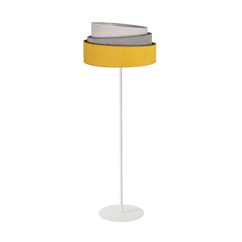 DUOLLA LAMPADAIRE PASTELL TRIO JAUNE/GRIS/GRIS CLAIR