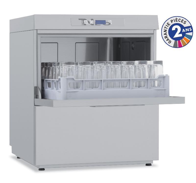 Lave-verres frontal NEO500 de COLGED - Gamme NEOTECH avec adoucisseur, pompe DuoFlo et système Archimedes_0