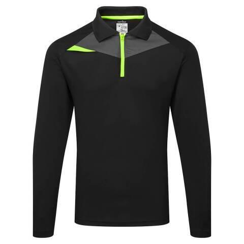 LOT DE 2 - PORTWEST DX414 POLO DX4 MANCHES LONGUES NOIR - TAILLE XL