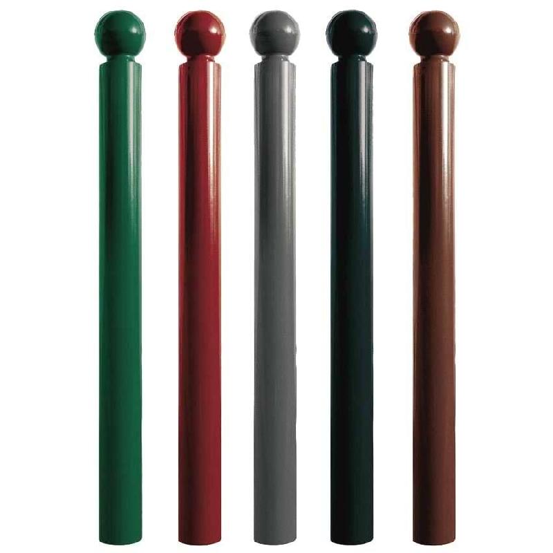 Lot de 5 Potelets à mémoire de forme - Boule - Diam 76 mm - RAL STANDARD_0
