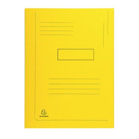 LOT DE 50 - CHEMISE DOSSIER 2 RABATS FOREVER® EXACOMPTA 24 X 32 CM JAUNE