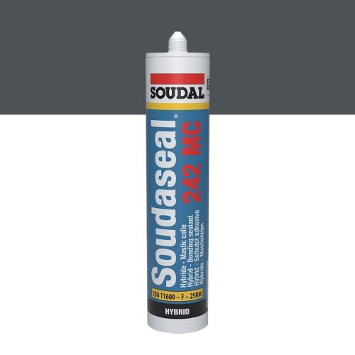 MASTIC-COLLE - HYBRIDE SMX - 12X290 ML - ANTHRACITE - SOUDASEAL 242 MC SOUDAL