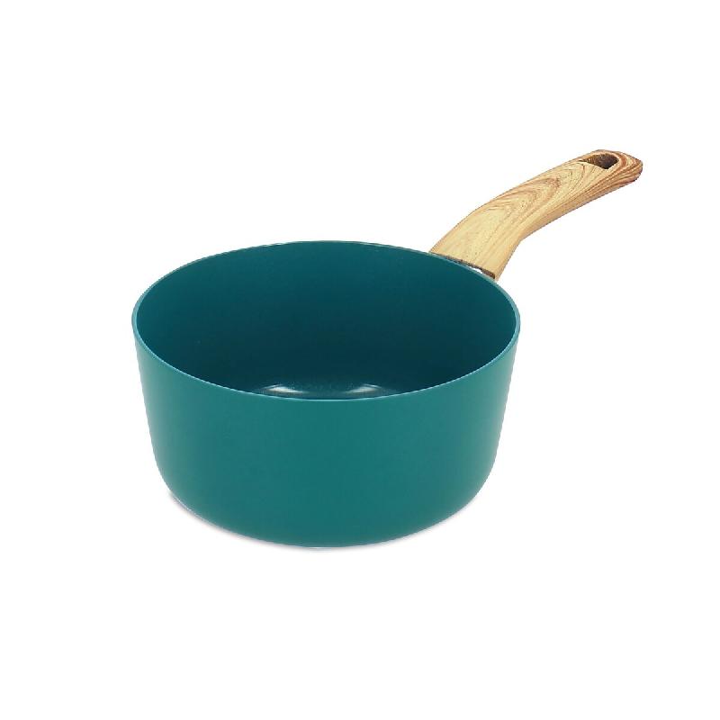 Menastyl - Casserole Colorama 18cm En Aluminium Recycle Bleu Canard Induction - 3256391048108_0
