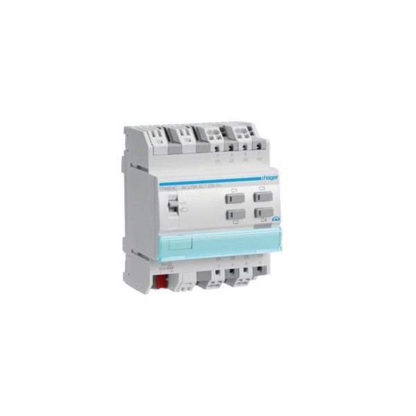 MODULE 4 SORTIES 16A/230V~ - TEBIS HAGER TYA604C