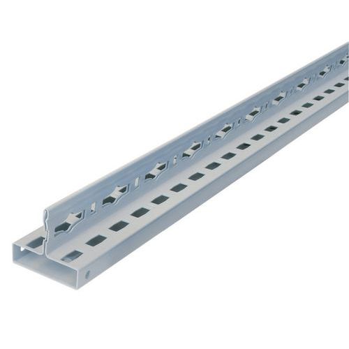 MONTANT EASY-FIX GRIS CLAIR 2300MM FACE AVANT PERFORÉE - SCHULTE LAGERTECHNIK