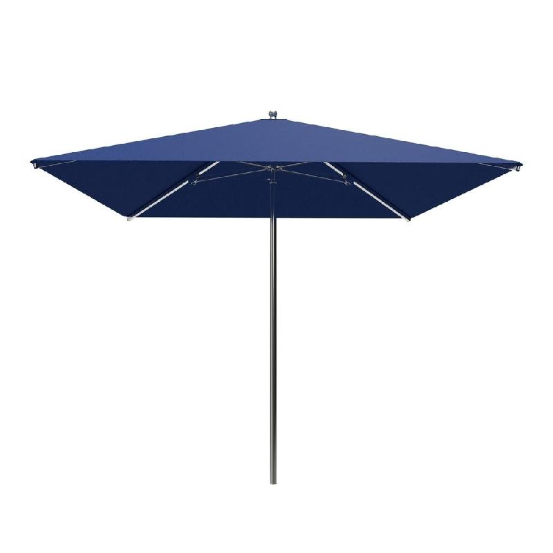 Parasol pour terrasse Pro Ouessant carré 300 cm armature+toile+housse bleu nuit_0