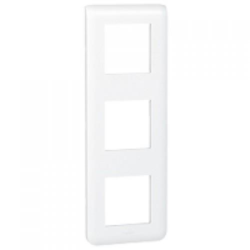 PLAQUE DÉCORATIVE VERTICALE MOSAIC BLANCHE - 3X2 MODULES LEGRAND