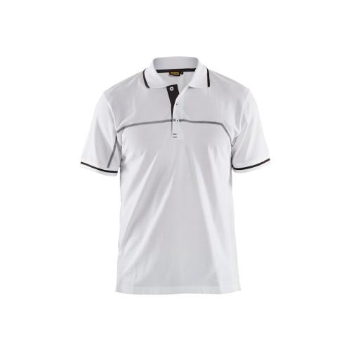 POLO DE TRAVAIL BICOLORE À MANCHES COURTES 3389 - BLANC ET GRIS FONCÉ - XXL BLAKLADER