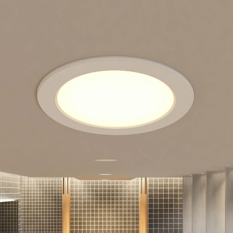 PRIOS LAMPE ENCASTRABLE LED RIDA, 10 PIÈCES, BLANC, 23CM, 25W, CCT, IP44