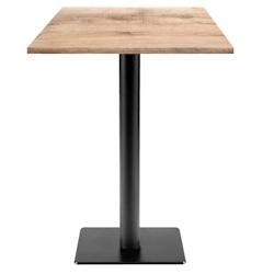 Restootab - Mange-debout 60x60cm - modèle Milan T tanin naturel - marron TB-MITFF-6060M-TAN.NAT_0