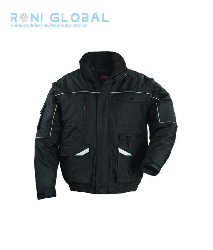 Blouson de travail 2en1 - Coupe-vent, anti-pluie, anti-froid - Polyester pongé enduit PVC - 6 poches - Ripstop - Coverguard_0