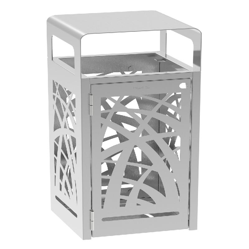 ROSSIGNOL corbeille en inox 316 110l cybel extreme - gris inox 51025_0