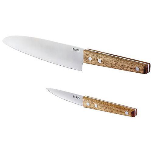 SET COUTEAU OFFICE 9 CM + COUTEAU CHEF 20 CM - NOMAD - BEKA
