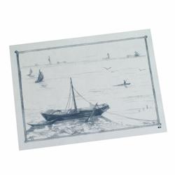 Sets de table, papier 30 cm x 40 cm blanc 