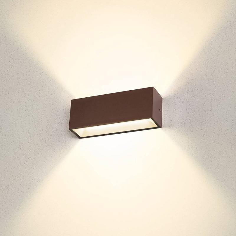 SLV SITRA APPLIQUE D\'EXTÉRIEUR LED UP/DOWN 30CM ROUILLE