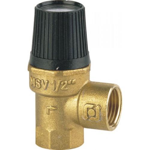 SOUPAPE SANITAIRE LAITON À MEMBRANE FEMELLE / FEMELLE Ø 15/21 7 BARS WATTS