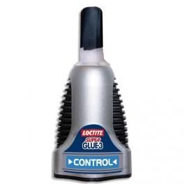 SUPER GLUE COLLE INSTANTANÉE LIQUIDE EN FLACON DOSEUR DE 3G SUPERGLUE3 CONTROL