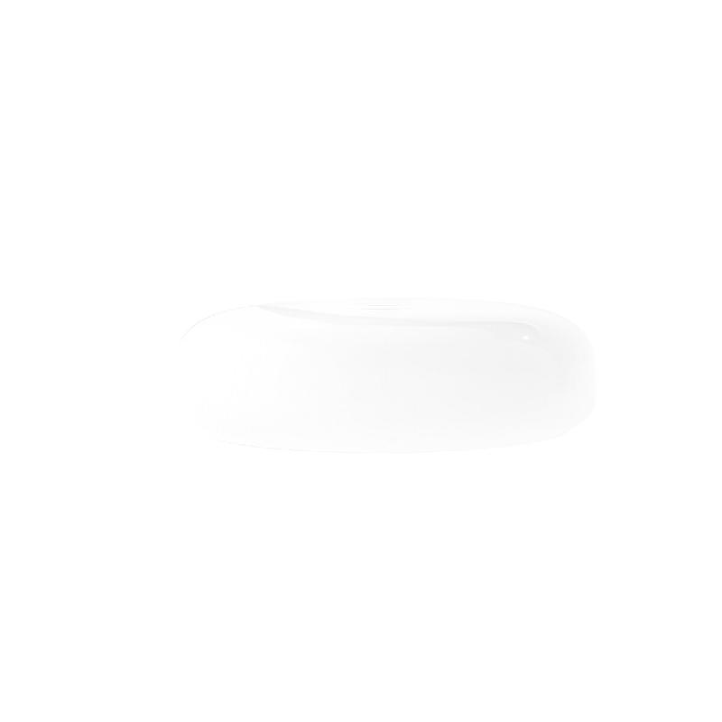 Suspension en verre soufflé blanc brillant, diamètre 33 cm, douille E27, design moderne et élégant pour la décoration intérieure - Perenz - blan_0