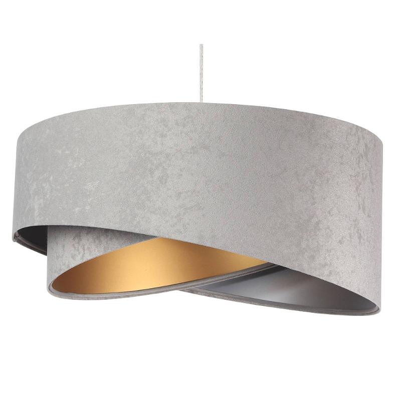MACO DESIGN SUSPENSION VIVIEN TRICOLORE GRIS/ARGENT/OR