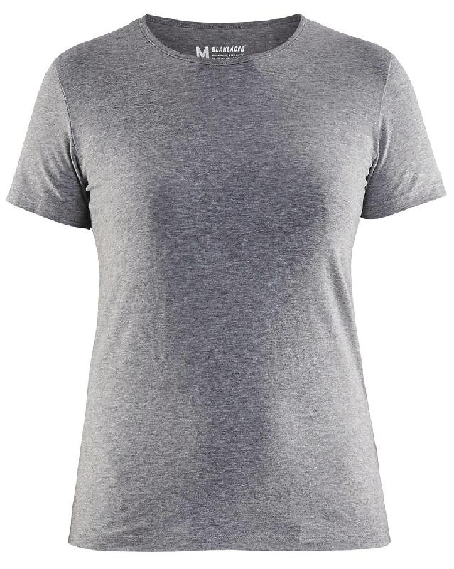 T-SHIRT FEMME GRIS TAILLE XS - 330410599000XS - MANUTAN COLLECTIVITÉS