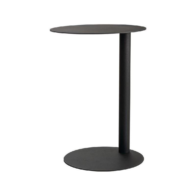 TABLE D'APPOINT EASYDESK METAL - DIAMETRE 40 CM - ANTHRACITE
