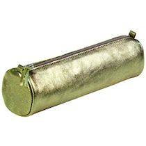 CUIRISÉ - TROUSSE RONDE Ø5,5X22 CM - VERT - LOT DE 4