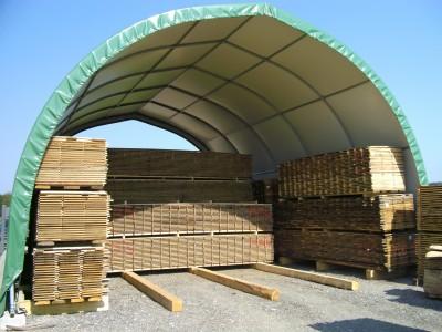 Abri tunnel de stockage - Installation simple - Polyvalence d'utilisation - Membrane plastique renforcée anti-moisissure et ignifuge_0