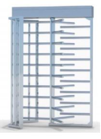 Tourniquet d'accès piéton Turny 400 - toute hauteur en acier inoxydable AISI 304 - contrôle bidirectionnel_0