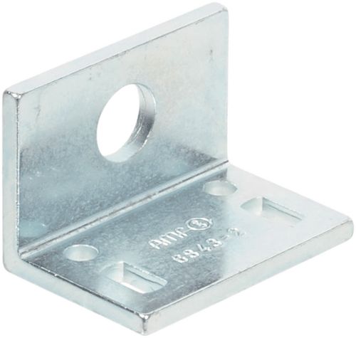 ÉQUERRE DE FIXATION POUR SAUTERELLE A TIGE COULISSANTE SERRAGE HORIZONTAL VERSION COURTE
