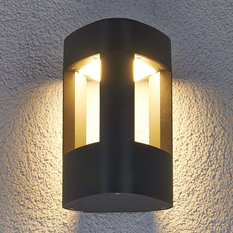 APPLIQUE D\'EXTÉRIEUR LED LUCANDE PIRRON, TRIANGULAIRE, MÉTAL, IP54