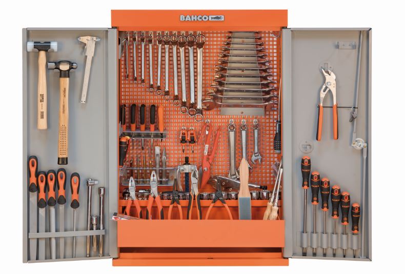 Armoire avec 2 portes + kits d'outils multi-usages - 110 pcs - 1495CD60TS1_0