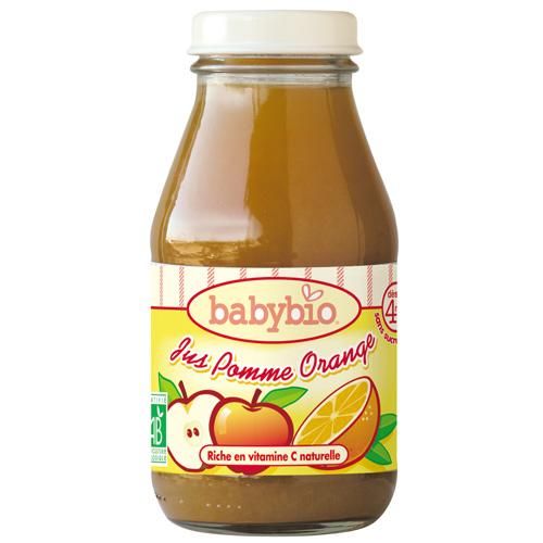 BABYBIO - JUS POMMES ORANGES DÈS 4 MOIS 20CL