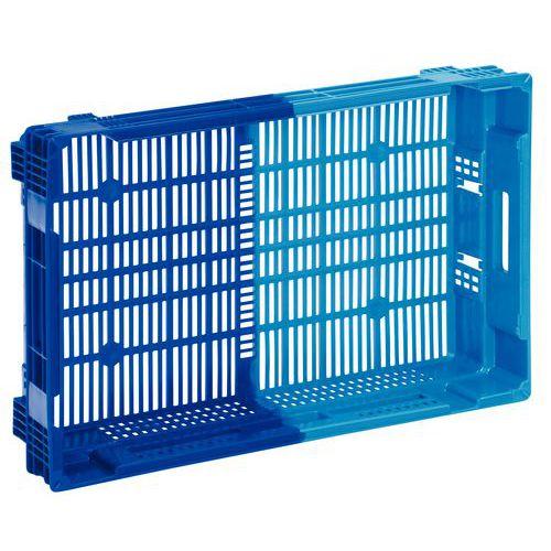BAC GERBABLE NORME EUROPE 26L 600X400X147 BIC OLORE BLEU