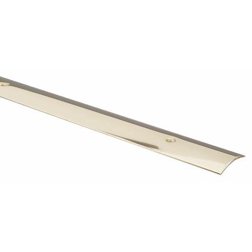 BARRE DE SEUIL À VISSER - INOX LAITON - LONGUEUR 270 CM - LARGEUR 30 MM DINAC