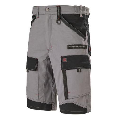 BERMUDA DE TRAVAIL CRUSHER GRIS/NOIR T0 - LAFONT