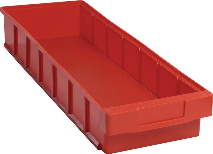 Boîte de rangement pour étagère VKB - L600 x l186 x H83 mm - Rouge - En polypropylène - LA-KA-PE_0