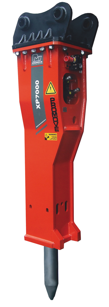 Brise-roche hydraulique Promove XP7000 - pour porteurs de 70 à 130 t - 6900 Kg_0