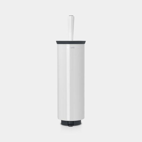 Brosse de toilettes et support Brabantia Profile - Blanc - Nettoyage facile et hygiénique sous le rebord de la cuvette_0