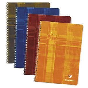 CAHIER RELIÉ CLAIREFONTAINE 180 PAGES PETITS CARREAUX 24 X 32 CM