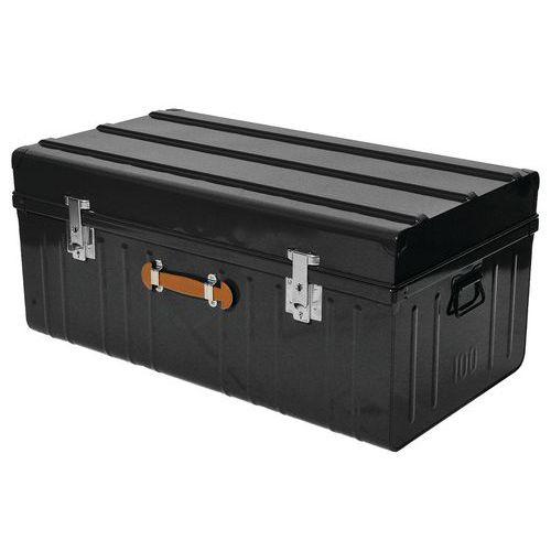 CANINE GRANDE CAPACITÉ AVEC COUVERCLE BOMBÉ - 225L - NOIRE - PIERRE HENRY