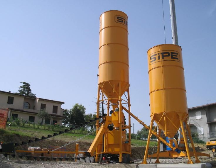 Centrale de malaxage à béton - Production 0.50 m3/gâchée - Débit 14/16 m3/h - SIPE TORRE 800_0