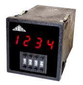 Compteur électronique à présélection CP400 - 4 LED rouges 14 mm - Alimentation 220 VAC ou 12/24 VDC_0