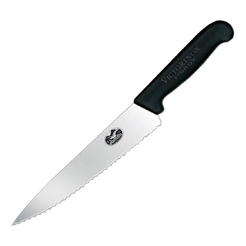 Couteau de cuisinier denté Fibrox 220mm | Victorinox - CC266_0