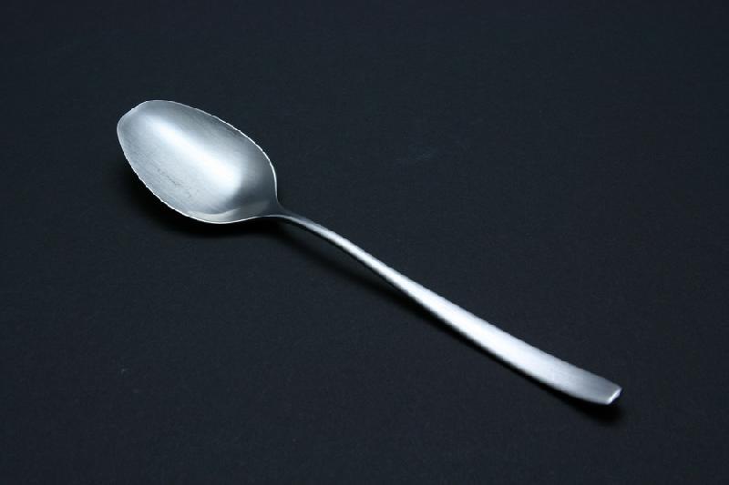 CUILLÈRE À DESSERT EN INOX BROSSÉ 18/10 - LOT DE 6 - MEPRA - AVANGARDE BROSSÉ ICE