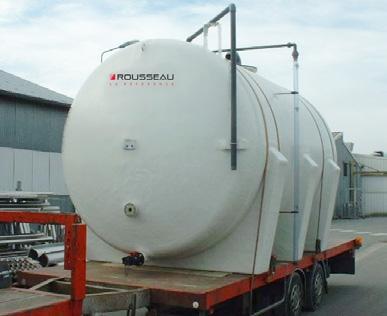 Cuve engrais liquide simple paroi - 30 m3 - Ø 2.70 m - Longueur 5.66 m - Référence 330151_0