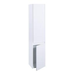Décoshop26 - Élément mural meuble de salle de bain 2 portes 3 compartiments 160x33 cm MDF blanc 04_0008633 - blanc 3000262654307_0